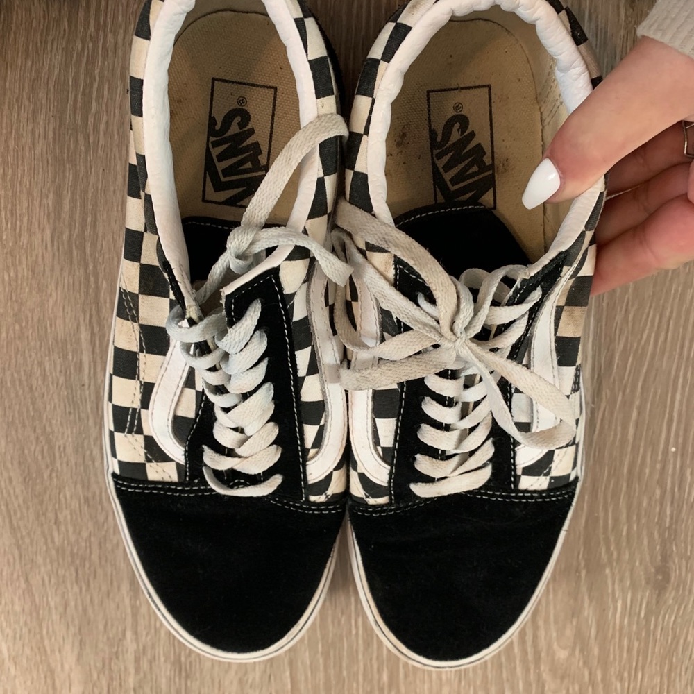 Checkered Platform Vans - Picture 2 of 3